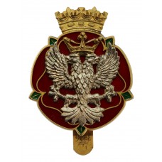 Royal Mercian & Lancastrian Yeomanry Enamelled Cap Badge