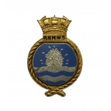 Royal Naval Mine Watching Service (RNMWS) Enamelled Lapel Badge