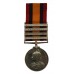 Queen's South Africa Medal (4 Clasps - Cape Colony, Orange Free State, Transvaal, South Africa 1901) - Tpr. F. Gargate, Commander in Chief's Bodyguard