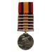 Queen's South Africa Medal (5 Clasps - Orange Free State, Laing's Nek, Belfast, Cape Colony, South Africa 1901) - Corpl. Shng-Smith G. Pegg, 18th Hussars