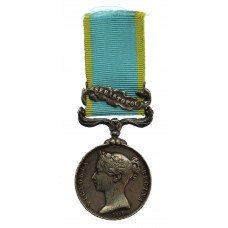 1854 Crimea Medal (Clasp - Sebastopol) - Gunr & Dr. D. Bonner