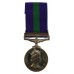 General Service Medal (Clasp - Canal Zone) - AC1 K.J. Growns, Royal Air Force