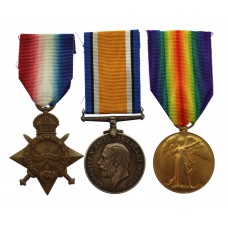 WW1 1914-15 Star Medal Trio - Cpl. W.H. Richards, Royal Engineers