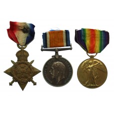 WW1 1914 Mons Star Medal Trio - Dvr. T. Beaumont, Royal Engineers