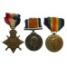 WW1 1914 Mons Star Medal Trio - Dvr. T. Beaumont, Royal Engineers