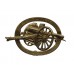 WW1 Bethune 1914-15 Heavy Artillery 75 Gun Gold Plated Sweetheart Brooch