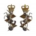 Pair of Royal Electrical & Mechanical Engineers (R.E.M.E.) Anodised (Staybrite) Collar Badges