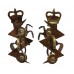 Pair of Royal Electrical & Mechanical Engineers (R.E.M.E.) Anodised (Staybrite) Collar Badges