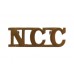 Non Combatant Corps (N.C.C.) Shoulder Title
