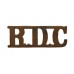 Royal Defence Corps (R.D.C.) Shoulder Title