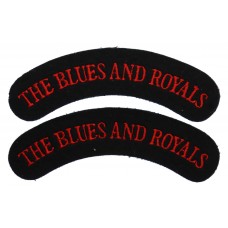 Pair of Blues and Royals (THE BLUES & ROYALS) Cloth Shoulder 