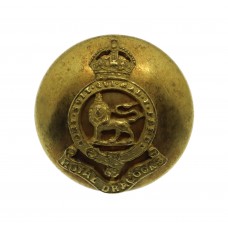 1st Royal Dragoons Officer's Gilt Button - King's Crown (24mm)