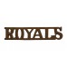 1st Royal Dragoons (ROYALS) Shoulder Title