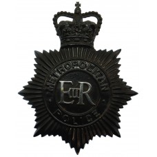 Metropolitan Police Night Helmet Plate - Queen's Crown