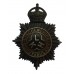 Lincolnshire Constabulary Small Star Helmet Plate - King's Crown
