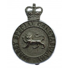 Surrey Special Constabulary Cap Badge - Queen's Crown
