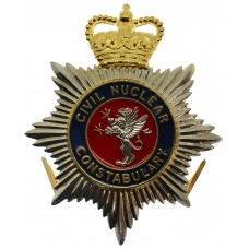 Civil Nuclear Constabulary Enamelled Helmet Plate - Queen's Crown