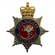 Civil Nuclear Constabulary Enamelled Cap Badge - Queen's Crown