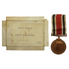 George VI Special Constabulary Long Service Medal with Box - Utrick Hutchinson, North Riding Special Constabulary