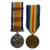 WW1 British War & Victory Medal Pair - Pte. G.E. Adams, 6th Bn. West Yorkshire Regiment