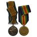 WW1 British War & Victory Medal Pair with Box of Issue & Certificate of Transfer to Reserve - 1.A.M. H.T. Brown, Royal Air Force