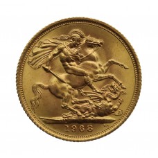 1968 Elizabeth II 22ct Gold Full Sovereign Coin