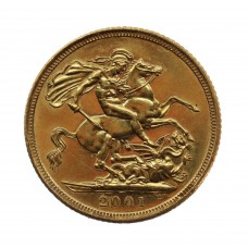 2001 Elizabeth II 22ct Gold Full Sovereign Coin
