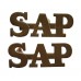 Pair of South African Police (S.A.P.) Shoulder Titles