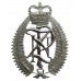 New Zealand Police Chrome Helmet Plate - Queen's Crown