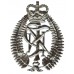 New Zealand Police Chrome Helmet Plate - Queen's Crown