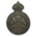 Metropolitan Special Constabulary Chrome Cap Badge - King's Crown