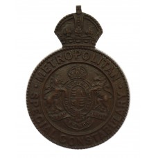 Metropolitan Police Special Constabulary Bronze Lapel Badge - Kin