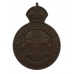Metropolitan Police Special Constabulary Bronze Lapel Badge - King's Crown