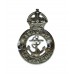 Admiralty Constabulary Chrome Collar Badge - King's Crown