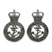 Pair of Admiralty Constabulary Collar Badges - Queen's Crown