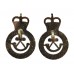 Pair of Sherwood Rangers Yeomanry Anodised (Staybrite) Collar Badges