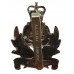 Intelligence Corps Anodised (Staybrite) Cap Badge - Queen's Crown