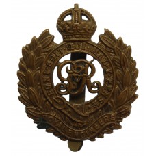 George V Royal Engineers Cap Badge