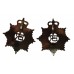 Pair of Royal Army Service Corps (R.A.S.C.) Anodised (Staybrite) Collar Badges 