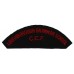 Loughborough Grammar School C.C.F. Cloth Shoulder Title