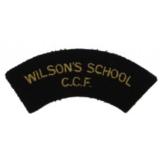 Wilson's School C.C.F. Cloth Shoulder Title