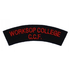 Worksop College C.C.F. Cloth Shoulder Title