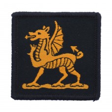 Monmouth School C.C.F. (Navy Section) Cloth Beret Badge