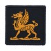 Monmouth School C.C.F. (Navy Section) Cloth Beret Badge