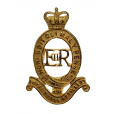 Royal Horse Artillery (R.H.A.) Officer's Gilt Cap Badge - Queen's Crown