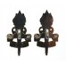 Pair of Royal Army Educational Corps (R.A.E.C.) Anodised (Staybrite) Collar Badges