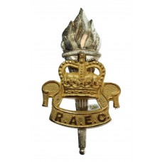 Royal Army Educational Corps (R.A.E.C.) Officer's Dress Cap Badge - Queen's Crown