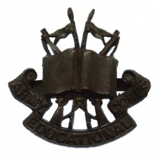 Army Educational Corps Officer's Service Dress Cap Badge (1st Pat