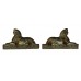 Pair of South Wales Borderers Collar Badges