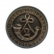 Victorian 2nd South Middlesex Rifle Volunteers Officer's Button (